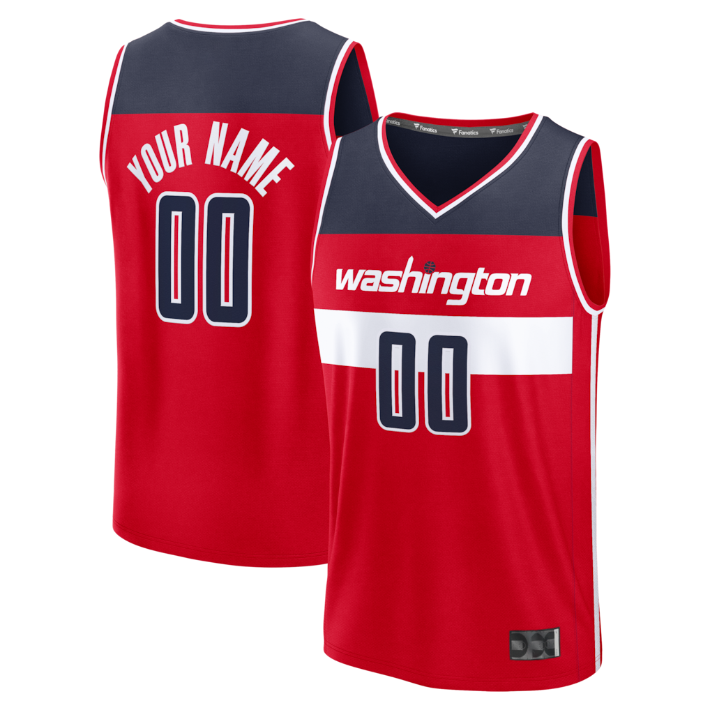 Jdoa Custom W.Wizards Red Fastbreak Jerseys - Icon Edition