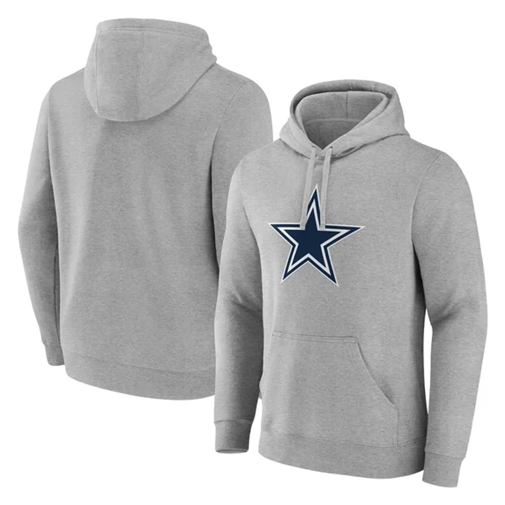 Jdoa D.Cowboys Gray Pullover Hoodies Limited Blank Player Stitched Jerseys
