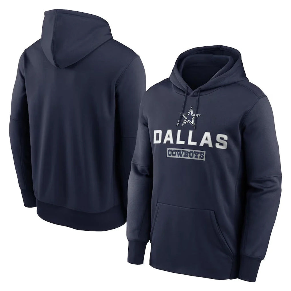 Jdoa D.Cowboys Navy Toss Sweep Performance Pullover Hoodie Limited Blank Player Stitched Jerseys
