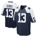 Jdoa D.Cowboys #13 Caleb Downs Player Navy-White Alternate Home Game Stitched Jerseys
