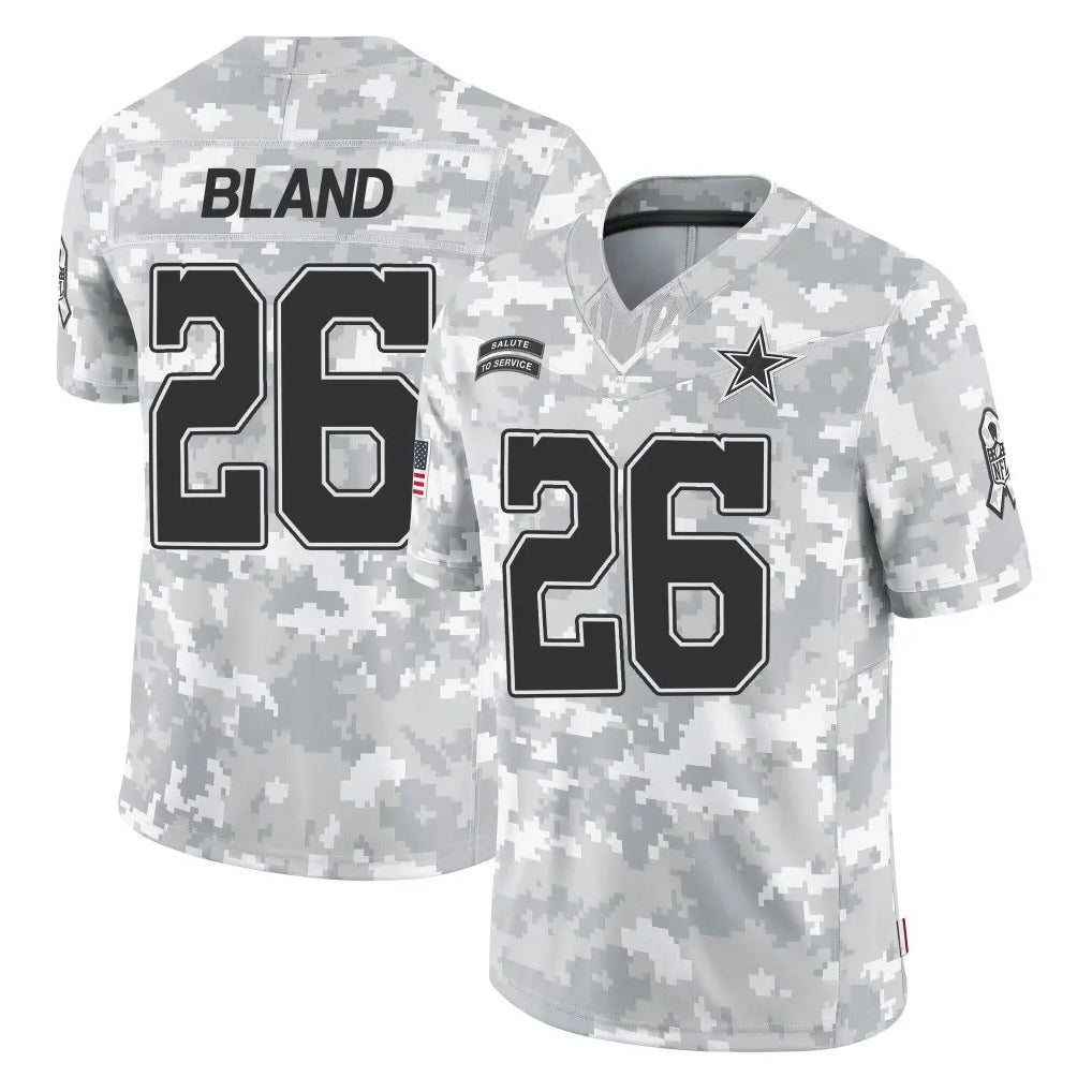 Jdoa D.Cowboys #26 DaRon Bland Player Arctic Camo Salute to Service Limited Home Game Stitched Jerseys