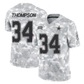 Jdoa D.Cowboys #34 Jalen Thompson Player Arctic Camo Salute to Service Limited Home Game Stitched Jerseys