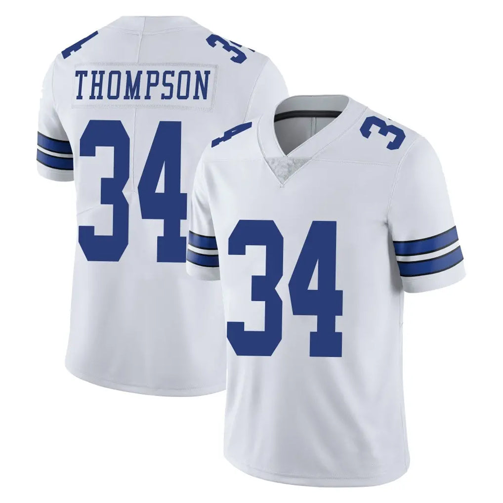 Jdoa D.Cowboys #34 Jalen Thompson Player White Vapor Untouchable Limited Home Game Stitched Jerseys