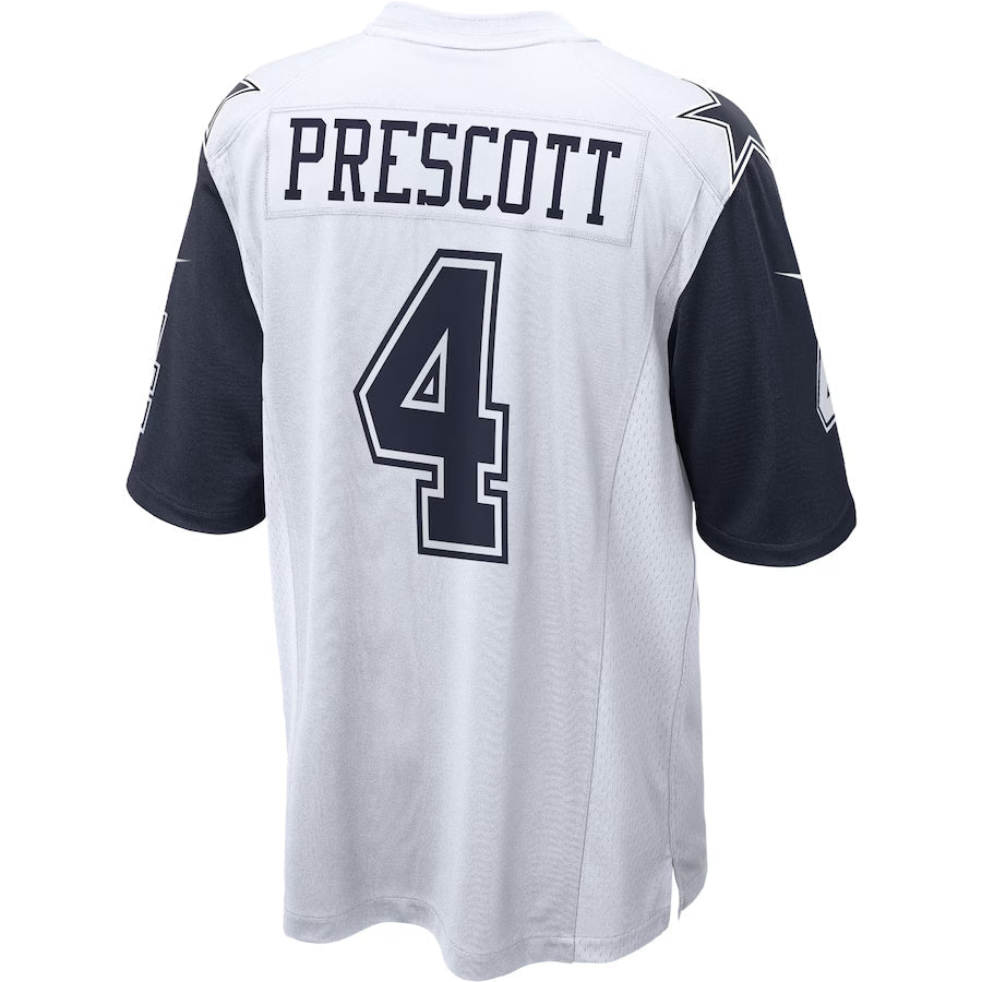Jdoa D.Cowboys #4 Dak Prescott Player White Alternate Game Stitched Jerseys