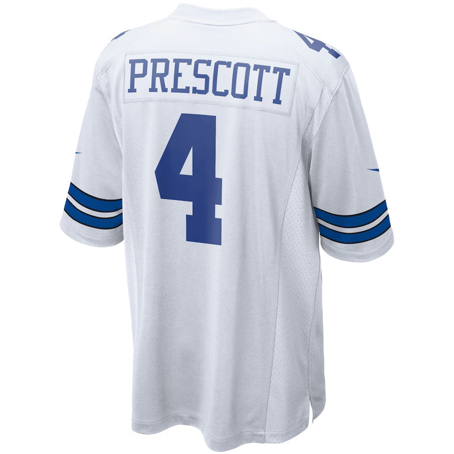 Jdoa D.Cowboys #4 Dak Prescott Player White Home Game Stitched Jerseys