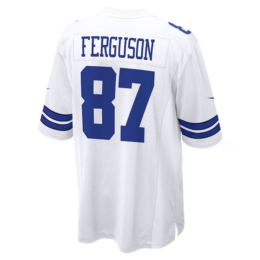 Jdoa D.Cowboys #87 Jake Ferguson Player White Home Game Stitched Jerseys