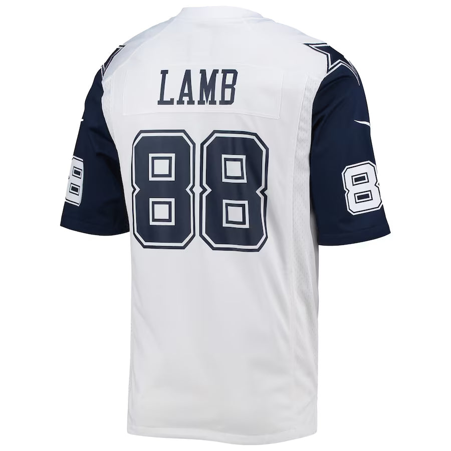 Jdoa D.Cowboys #88 CeeDee Lamb Player White Alternate Game Stitched Jerseys