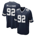 Jdoa D.Cowboys #92 Quinnen Williams Player Navy Home Game Stitched Jerseys