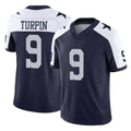 Jdoa D.Cowboys #9 KaVontae Turpin Player Navy-White Limited Alternate Vapor F.U.S.E. Home Game Stitched Jerseys