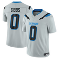 Jdoa D.Lions #0 Jahmyr Gibbs Silver 2026 Rivalries Collection Limited Stitched Jerseys