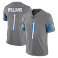 Jdoa D.Lions #1 Jameson Williams Player Gray Vapor Untouchable Limited Home Game Stitched Jerseys
