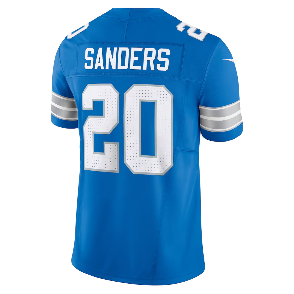 Jdoa D.Lions #20 Barry Sanders Blue Vapor F.U.S.E. Limited Stitched Jerseys