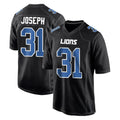 Jdoa D.Lions #31 Kerby Joseph Player Black Fashion Home Game Stitched Jerseys