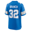 Jdoa D.Lions #32 Brian Branch Player Blue Home Game Stitched Jerseys