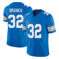 Jdoa D.Lions #32 Brian Branch Player Blue Limited Vapor F.U.S.E. Alternate Home Game Stitched Jerseys