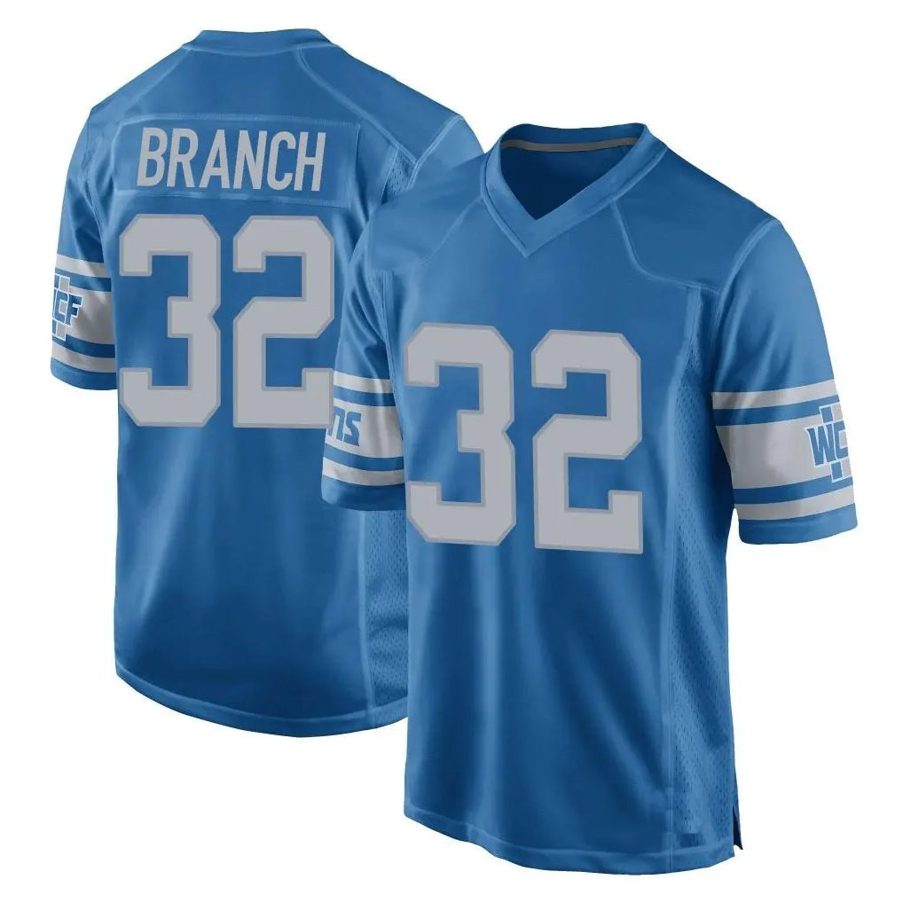 Jdoa D.Lions #32 Brian Branch Player Blue Vapor Untouchable Throwback Game Stitched Jerseys