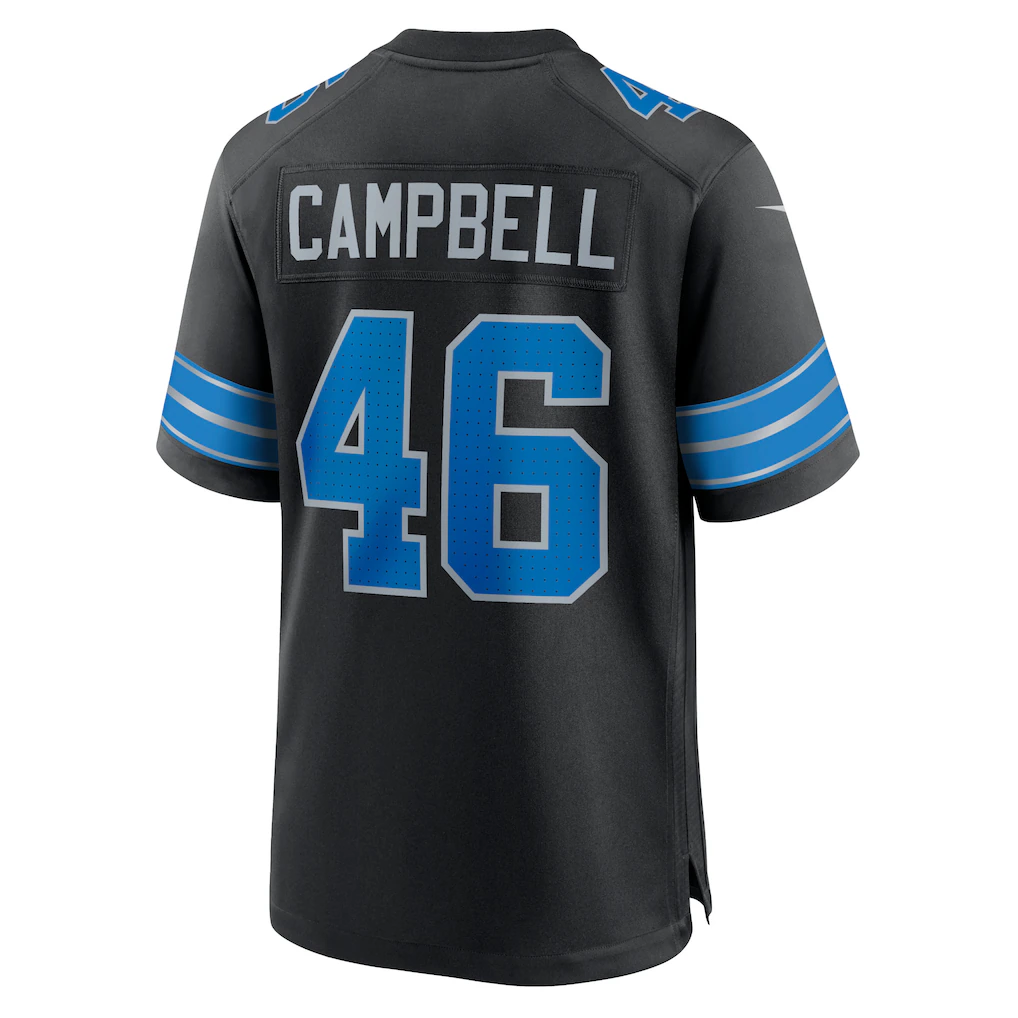Jdoa D.Lions #46 Jack Campbell Black 2nd Alternate Game Stitched Jerseys