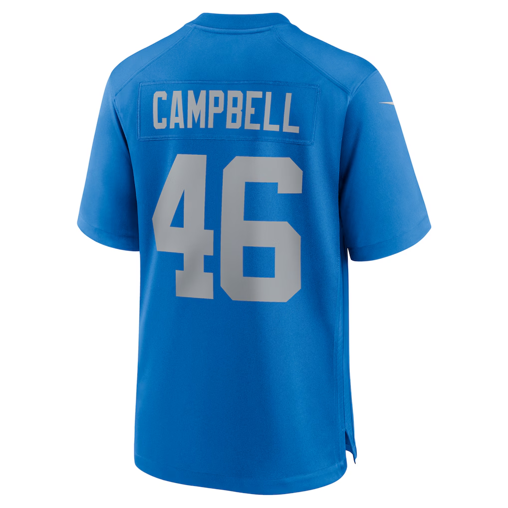 Jdoa D.Lions #46 Jack Campbell Blue Game Stitched Jerseys