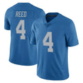 Jdoa D.Lions #4 D.J. Reed Player Blue Limited Throwback Vapor Untouchable Stitched Jerseys