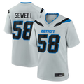 Jdoa D.Lions #58 Penei Sewell Silver 2026 Rivalries Collection Game Stitched Jerseys