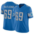 Jdoa D.Lions #69 Tate Ratledge Player Blue Vapor F.U.S.E. Limited Home Game Stitched Jerseys