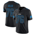 Jdoa D.Lions #76 Blake Miller Player Black Impact Limited Home Game Stitched Jerseys