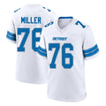 Jdoa D.Lions #76 Blake Miller Player White Alternate Home Game Stitched Jerseys