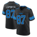 Jdoa D.Lions #87 Sam LaPorta Player Black Alternate Home Game Stitched Jerseys