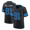 Jdoa D.Lions #91 Tyleik Williams Player Black Alternate Home Game Stitched Jerseys