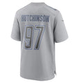 Jdoa D.Lions #97 Aidan Hutchinson Player Grey Atmosphere Fashion Stitched Jerseys