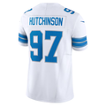 Jdoa D.Lions #97 Aidan Hutchinson White Vapor F.U.S.E. Limited Stitched Jerseys