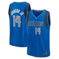 Jdoa D.Mavericks #14 Morez Johnson Jr. Blue 2026 Draft First Round Pick Fast Break Jerseys - Icon Edition