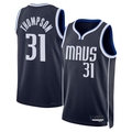 Jdoa D.Mavericks #31 Klay Thompson Navy Statement Edition Swingman Stitched Jerseys