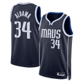 Jdoa D.Mavericks #34 Santi Aldama Navy Statement Edition Swingman Stitched Jerseys