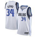 Jdoa D.Mavericks #34 White Santi Aldama Association Edition Swingman Stitched Jerseys