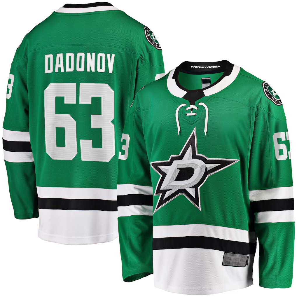 Jdoa D.Stars #63 Evgenii Dadonov Green Home Breakaway Jerseys