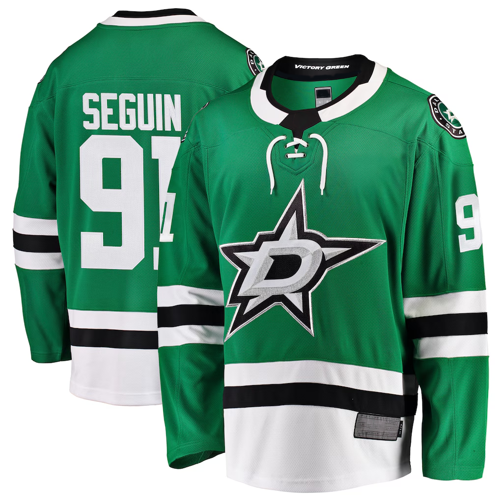 Jdoa D.Stars #91 Tyler Seguin Kelly Green Breakaway Home Jerseys