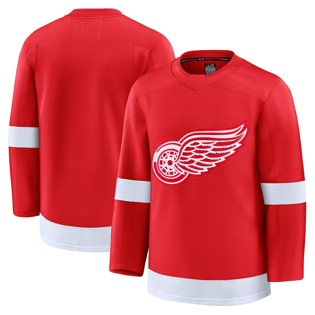 Jdoa D.Red wings Red Home Premium Jerseys