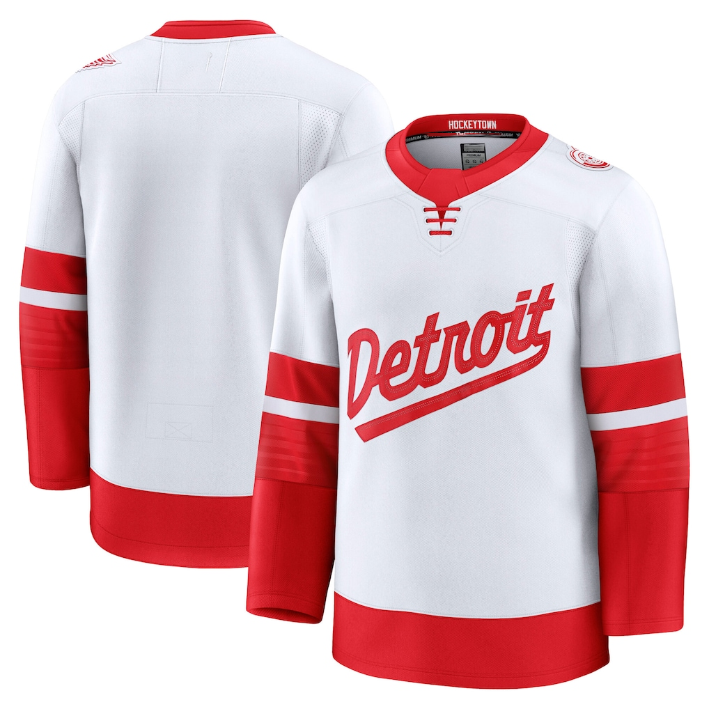 Jdoa D.Red wings White 2025 Stadium Series Premium Jerseys