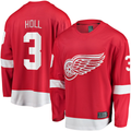 Jdoa D.Red wings #3 Justin Holl Red Home Breakaway Jerseys