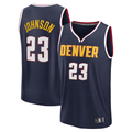 Xdoa D.Nuggets #23 Cameron Johnson Navy Fast Break Replica Jerseys - Icon Edition