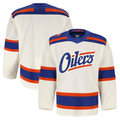 Jdoa E.Oilers Light Beige Alternate Authentic Pro Jerseys