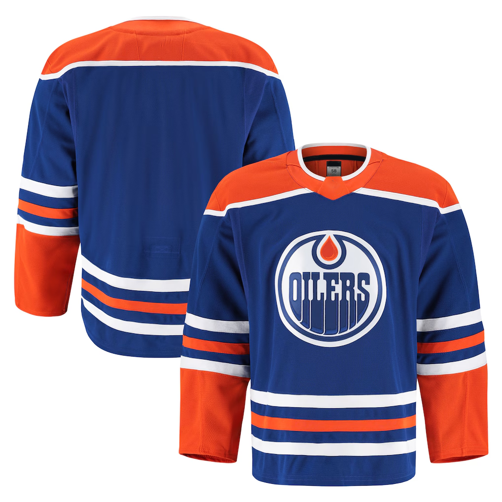 Jdoa E.Oilers Royal Home Authentic Pro Jerseys