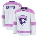 Jdoa F.Panthers White Hockey Fights Cancer Survivor Practice Jerseys