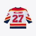 Jdoa F.Panthers #27 Scott Mellanby Mitchell & Ness White 1996 Power Play Jerseys
