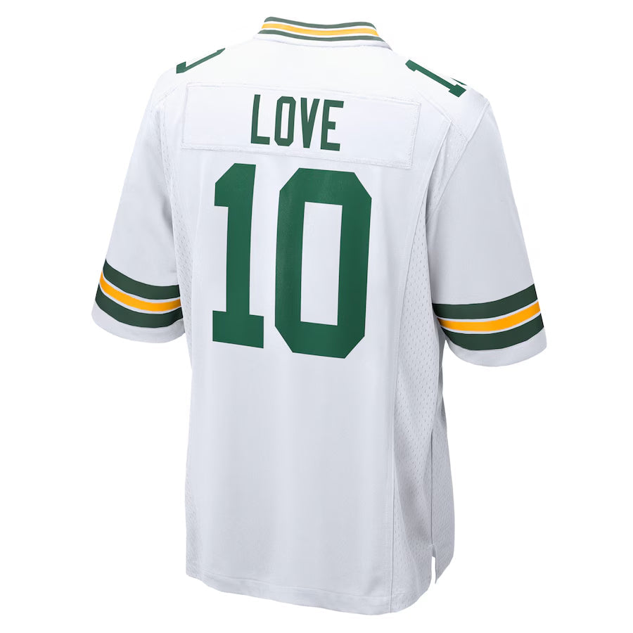 Jdoa GB.Packers #10 Jordan Love Player White Home Game Stitched Jerseys