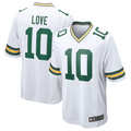 Jdoa GB.Packers #10 Jordan Love Player White Replica Game  Stitched Jerseys