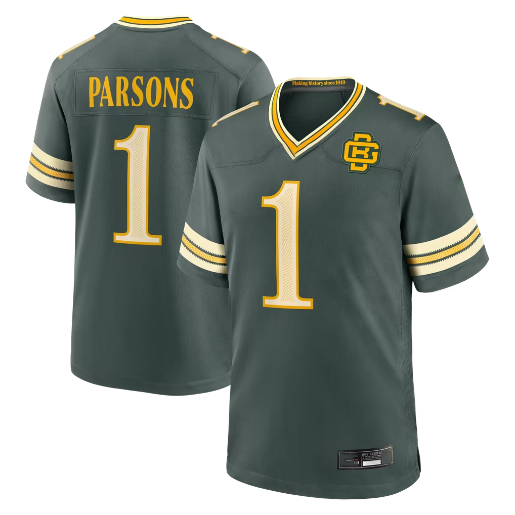 Jdoa GB.Packers #1 Micah Parsons Green 2026 Rivalries Collection Game Stitched Jerseys
