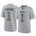 Jdoa GB.Packers #1 Micah Parsons Player Gray Atmosphere Fashion Home Game Stitched Jerseys