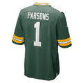 Jdoa GB.Packers #1 Micah Parsons Player Green Home Game Stitched Jerseys